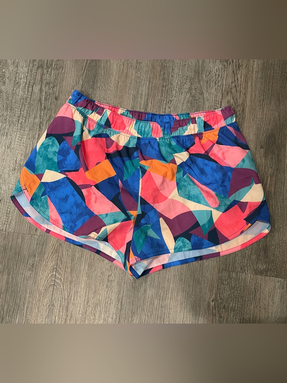 Old Navy Multicolor Abstract Print Athletic Shorts